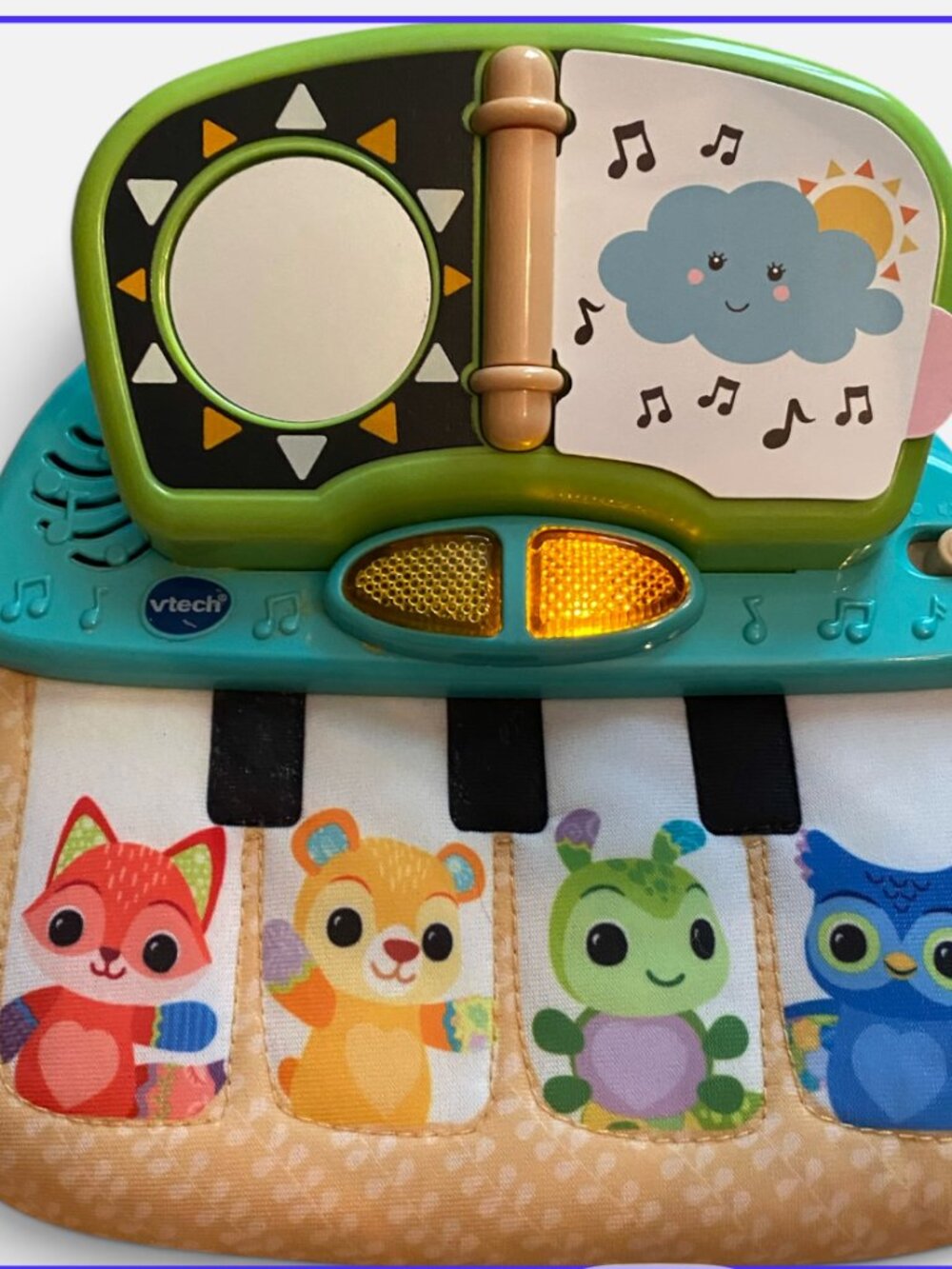 VTech Turtle's Busy Day Soft Book, Baby Educational Toy, 3-24 mos